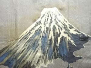 アンティーク　富士模様男物長襦袢